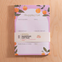 Orangerie A5 Shopping List Pad | Recycled Paper